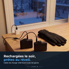 Batteries 7,4 V en charge avec le câble USB