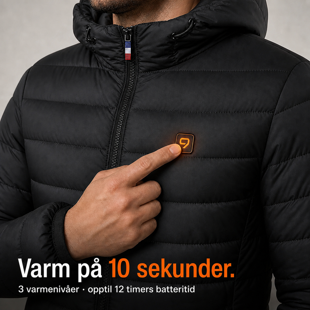 FLINTWRK-knapp: varm på 10 sekunder, 3 nivåer, opptil 12 timer