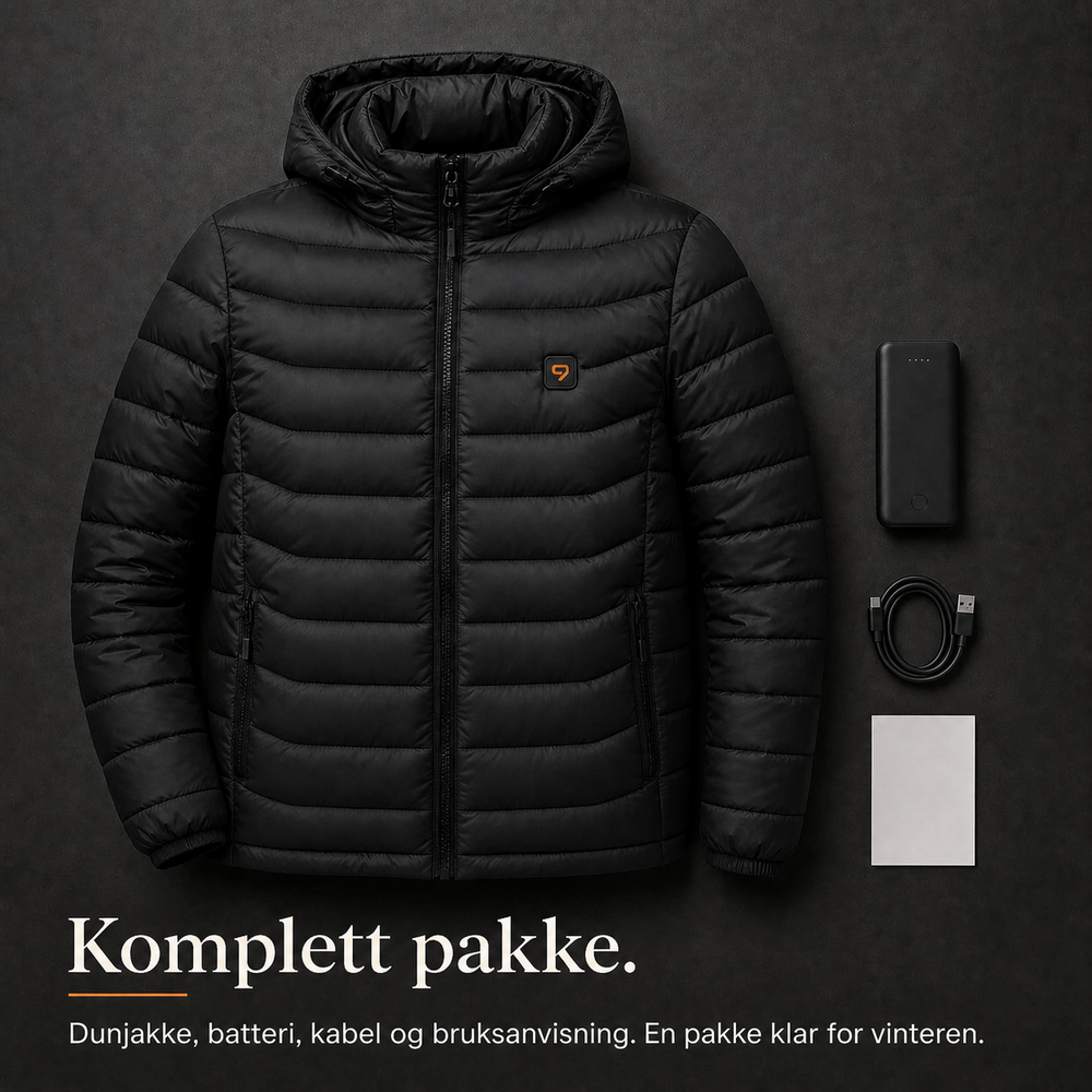 FLINTWRK Celsius 21 – Varmejakke med 21 soner – komplett pakke