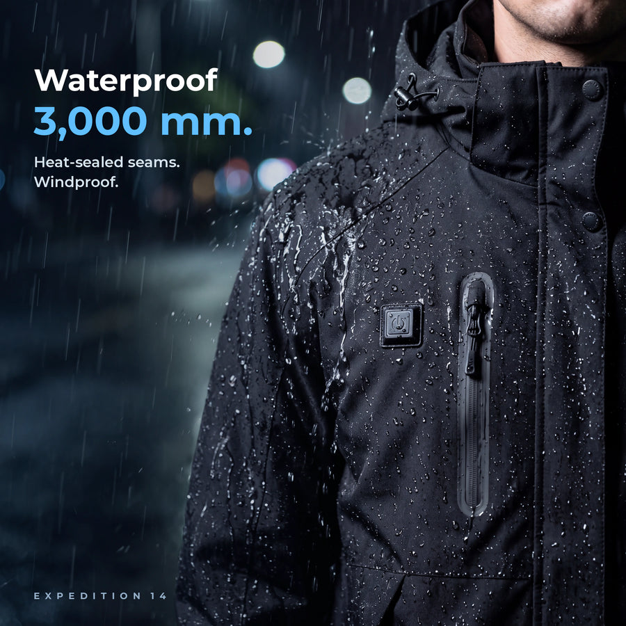 Expedition 14 imperméable 3 000 mm, coutures thermocollées