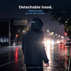 Capuche amovible d’Expedition 14 avec bande réfléchissante, de nuit