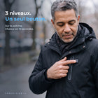Bouton de poitrine d’Expedition 14 : 3 niveaux de chaleur