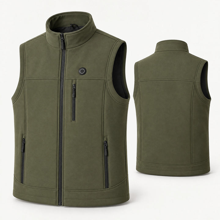 Field 9 – Gilet chauffant technique, vert olive