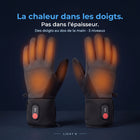 Light R : la chaleur se diffuse dans les doigts et sur le dos de la main