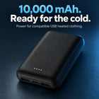 10000 mAh power bank — capacity