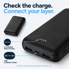 10000 mAh power bank — ports