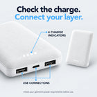 20000 mAh power bank — ports