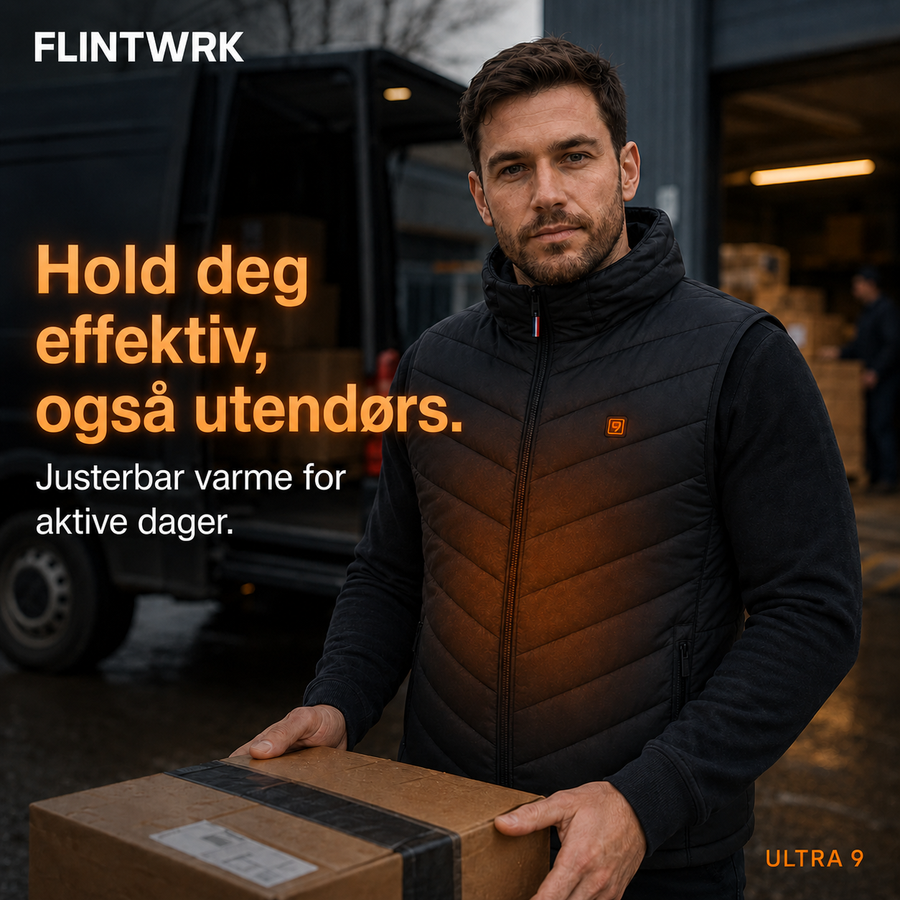Bestill FLINTWRK Ultra 9 med batteri inkludert og 90 dagers returrett