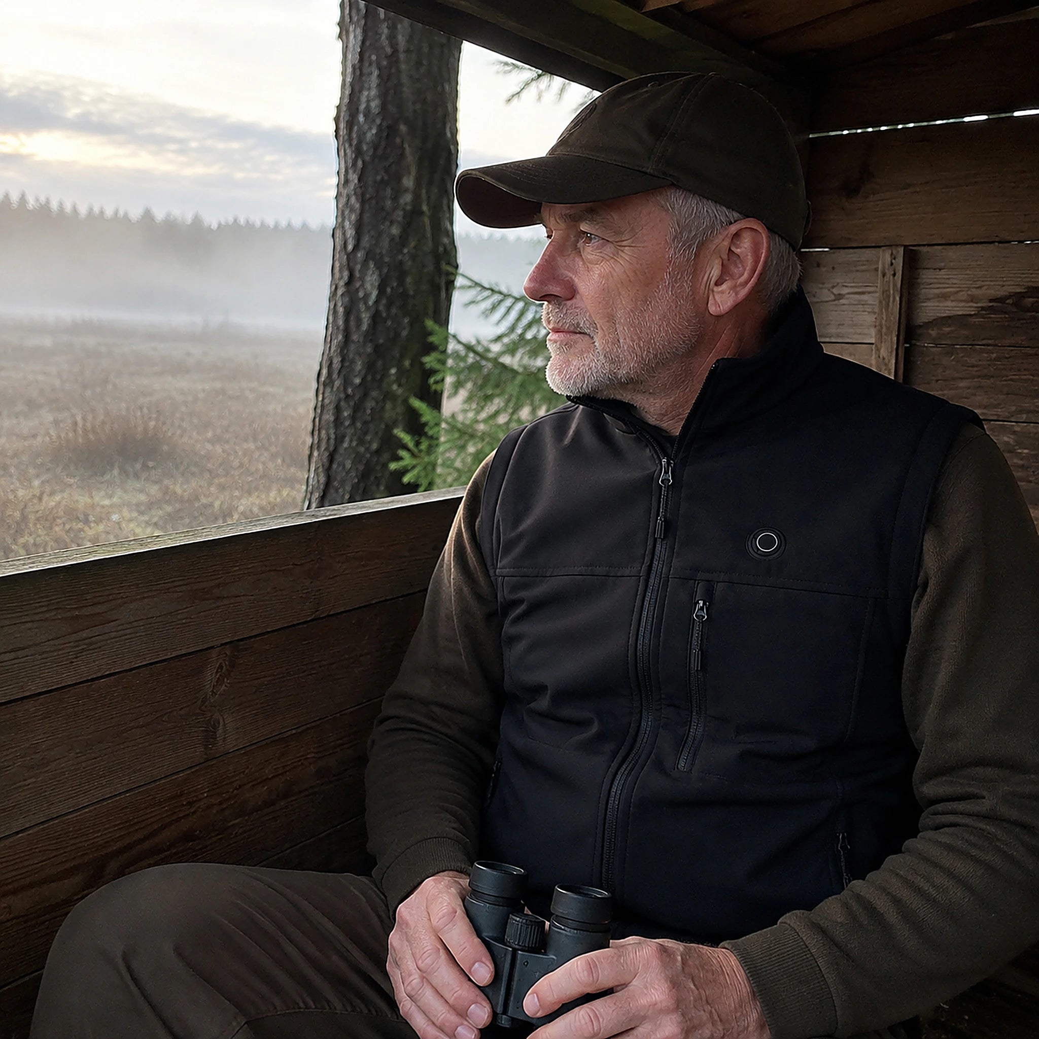 Kunde fra FLINTWRK med varmevesten Traverse 9