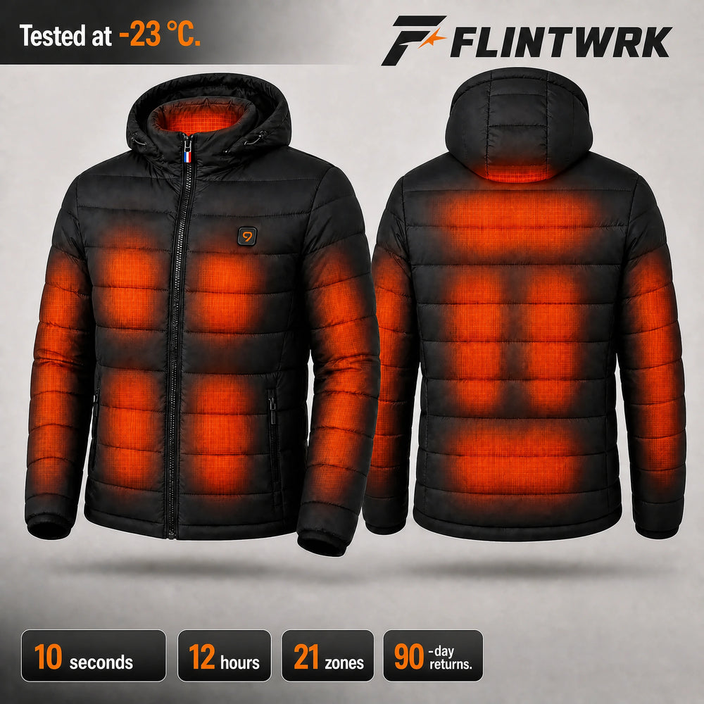 Celsius 21 – Giacca riscaldata con 21 zone riscaldanti — English product information
