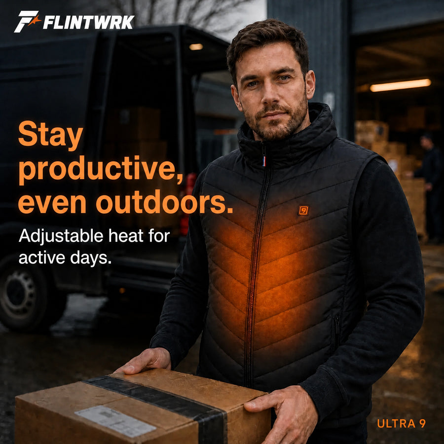 Ultra 9 – Gilet riscaldato con 9 zone riscaldanti — English product information
