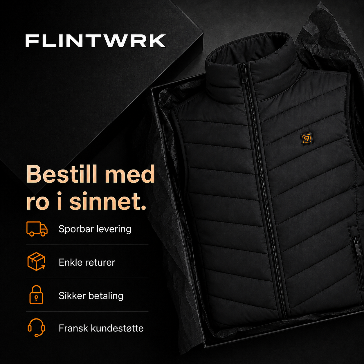Trygghetspunkter fra FLINTWRK for en bekymringsfri bestilling